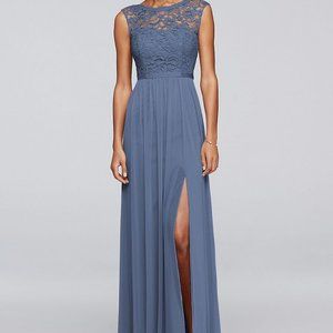 Lace blue Dress